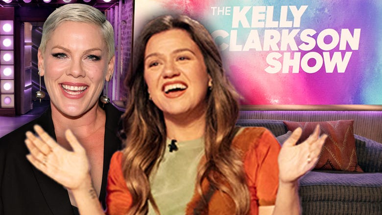 Pink 'Really Wants' to Take Over Kelly Clarkson's Talk Show Permanently (Source)